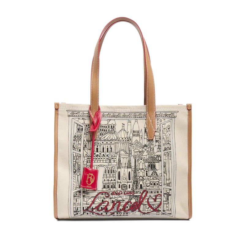 SAC CABAS L 150Y NATUREL/CAMEL LANCEL SAC CABAS L 150Y NATUREL/CAMEL LANCEL