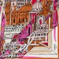 CARRÉ DE SOIE 90CM PARIS À LA FENÉTRE LANCEL MULTICO ROSE CARRÉ DE SOIE 90CM PARIS À LA FENÉTRE LANCEL MULTICO ROSE