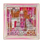CARRÉ DE SOIE 90CM PARIS À LA FENÉTRE LANCEL MULTICO ROSE CARRÉ DE SOIE 90CM PARIS À LA FENÉTRE LANCEL MULTICO ROSE