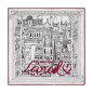 CARRÉ DE SOIE 90CM PARIS À LA FENÉTRE LANCEL MULTICO BLANC CARRÉ DE SOIE 90CM PARIS À LA FENÉTRE LANCEL MULTICO BLANC