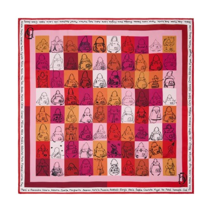 CARRÉ DE SOIE 90CM 150Y MULTICOLORE