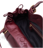 SAC EN CUIR VACHETTE EFFET FROISSÉ LE 24 H BORDEAUX DAREL SAC EN CUIR VACHETTE EFFET FROISSÉ LE 24 H BORDEAUX DAREL