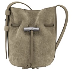 LONGCHAMP LE ROSEAU COULISSE NUBUCK SAC SEAU S LICHEN