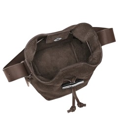 LONGCHAMP LE ROSEAU COULISSE NUBUCK SAC SEAU S MOKA
