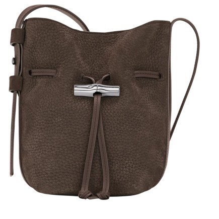 LONGCHAMP LE ROSEAU COULISSE NUBUCK SAC SEAU S MOKA