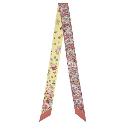 LONGCHAMP BANDEAU FRISE FLEURIE FRAISE