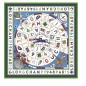 CARRÉ DE SOIE 90CM LE JEU DE CHEVAL LONGCHAMP AZUR