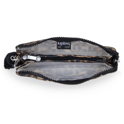 GRANDE POCHETTE MULTI-USAGES CREATIVITY L WILD LEOPARD KIPLING