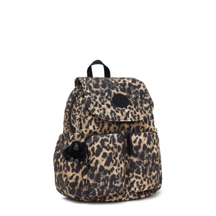 SAC À DOS CITY POCKET S WILD LEOPARD KIPLING