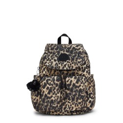 SAC À DOS CITY POCKET S WILD LEOPARD KIPLING