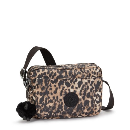 SAC BANDOULIÈRE ABANU M WILD LEOPARD KIPLING