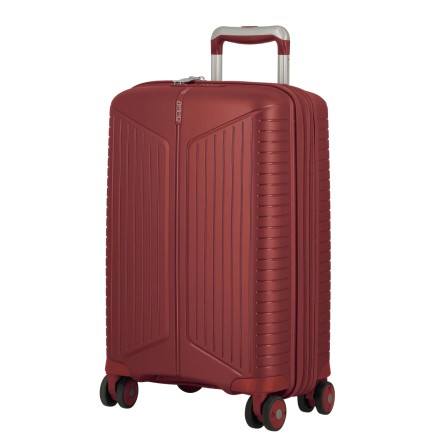 VALISE VERTICALE A ROULETTES CABINE ÉVAÉ 55 cm ROUGE JUMP