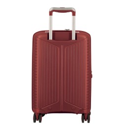 VALISE VERTICALE A ROULETTES CABINE ÉVAÉ 55 cm ROUGE JUMP