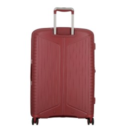 VALISE VERTICALE A ROULETTES ÉVAÉ 76 cm ROUGE JUMP