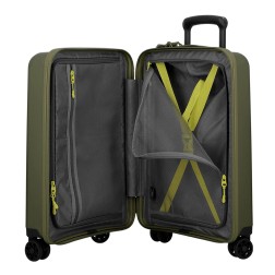 VALISE VERTICALE A ROULETTES CABINE ÉNAÏS 55 cm OLIVE JUMP