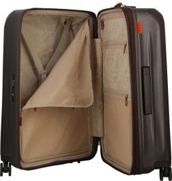VALISE VERTICALE A ROULETTES UPPSALA 65 cm CHOCOLAT JUMP