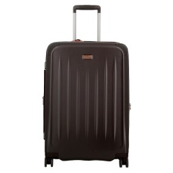 VALISE VERTICALE A ROULETTES UPPSALA 65 cm CHOCOLAT JUMP