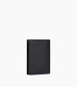 GRAND PORTEFEUILLE VERTICAL ZIPPÉ CHARLES NOIR LE BLEU LE TANNEUR