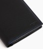 GRAND PORTEFEUILLE VERTICAL ZIPPÉ CHARLES NOIR LE BLEU LE TANNEUR