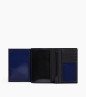 GRAND PORTEFEUILLE VERTICAL ZIPPÉ CHARLES NOIR LE BLEU LE TANNEUR