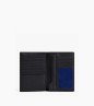 GRAND PORTEFEUILLE VERTICAL ZIPPÉ CHARLES NOIR LE BLEU LE TANNEUR