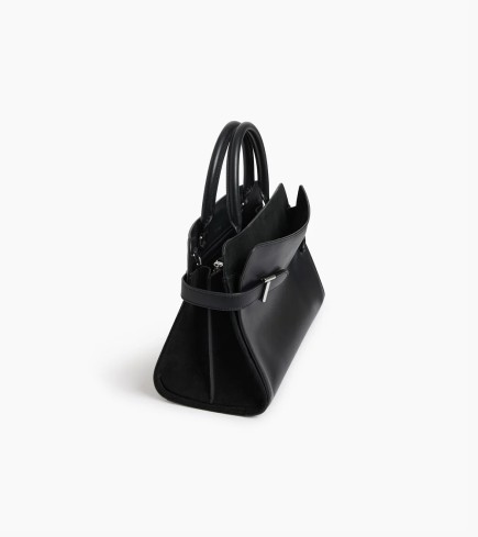 SAC À MAIN ÉMIE NOIR LE TANNEUR