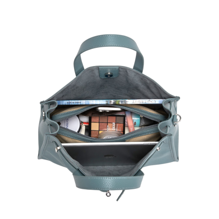 SAC CABAS LAND BLEU JEANS MD