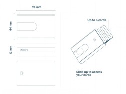 PORTE CARTES SLIDER POPART ÖGON DESIGN