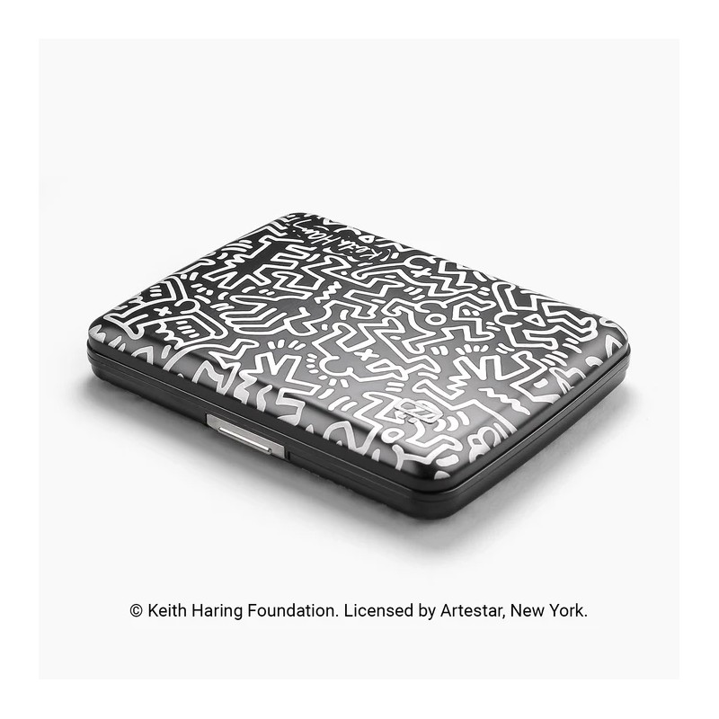 PORTEFEUILLE OSLO LARGE IMPRIMÉ KEITH HARING WHITE ÖGON DESIGN PORTEFEUILLE OSLO LARGE IMPRIMÉ KEITH HARING WHITE ÖGON DESIGN