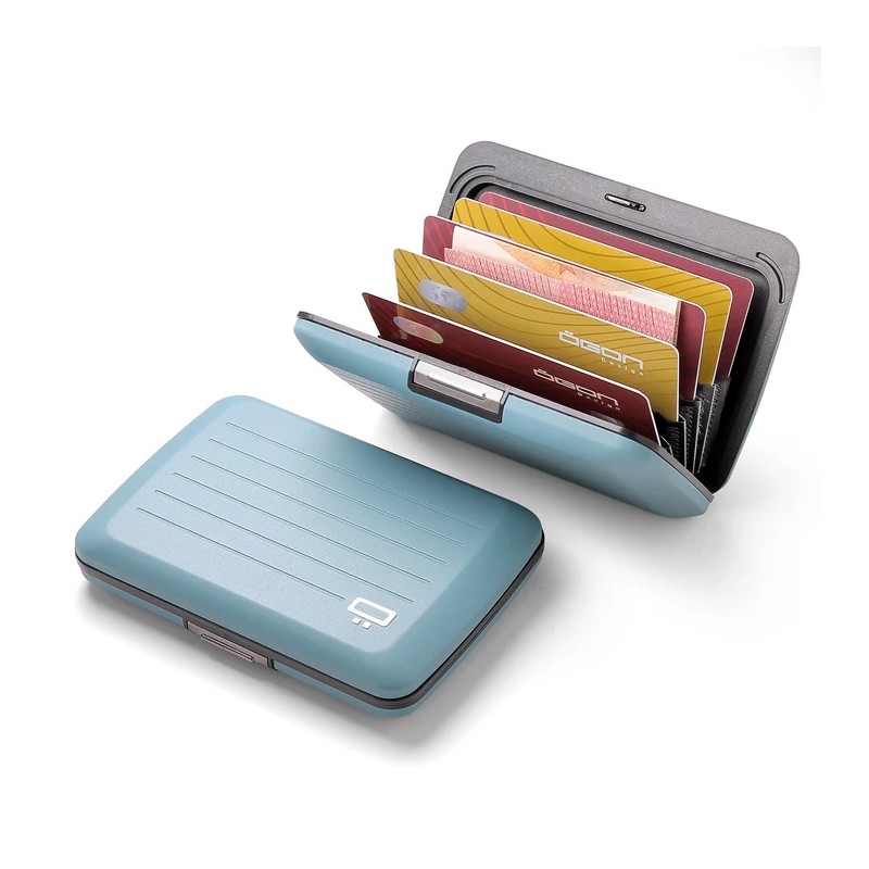 PORTE CARTES OSLO MAT ARCTIC BLUE ÖGON