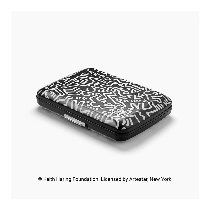 PORTE CARTES OSLO IMPRIMÉ KEITH HARING WHITE ÖGON PORTE CARTES OSLO IMPRIMÉ KEITH HARING WHITE ÖGON