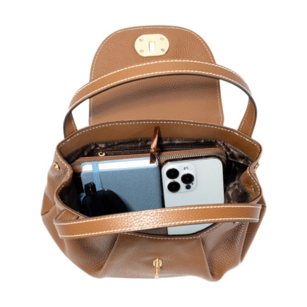 SAC PORTÉ ÉPAULE GARDENIA S RHODES CHÂTAIN MD