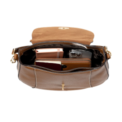 SAC PORTÉ ÉPAULE GOBI M RHODES CHÂTAIN MD