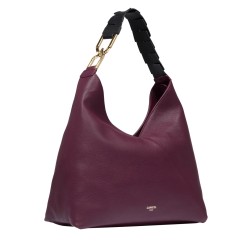 SAC HOBO PAGODE DE LANCEL CASSIS/NOIR LANCEL