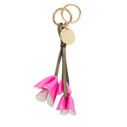 PORTE CLÉS BOUQUET TUTTI FRUITI LANCEL ROSE