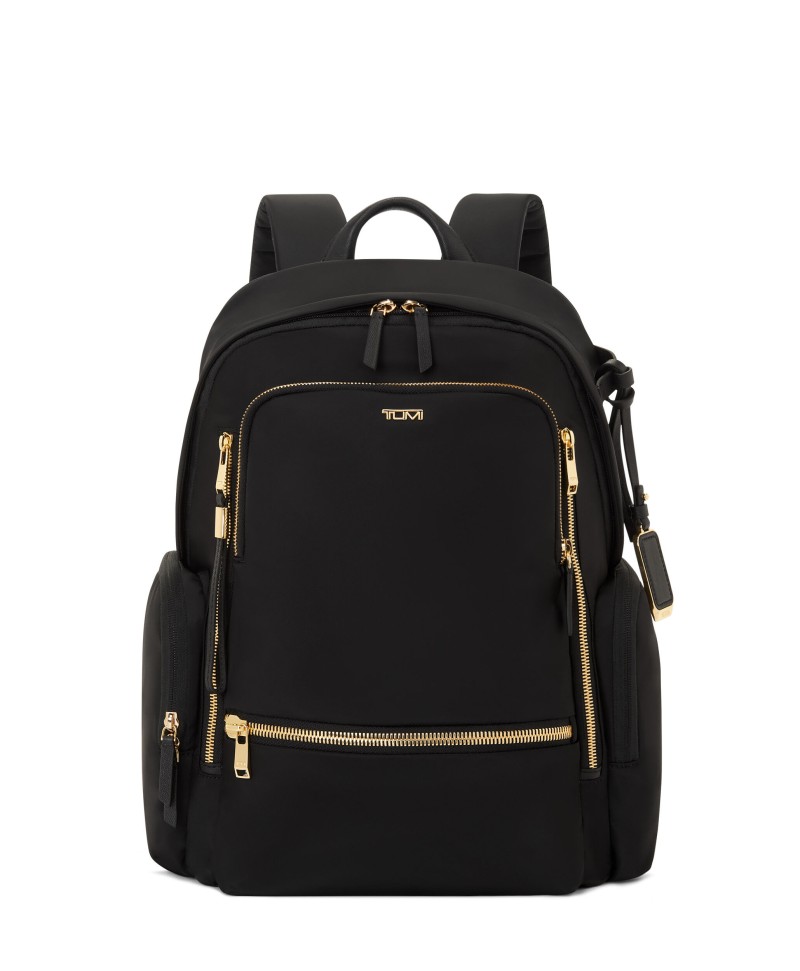 SAC À DOS CÉLINA VOYAGEUR NOIR/GOLD TUMI