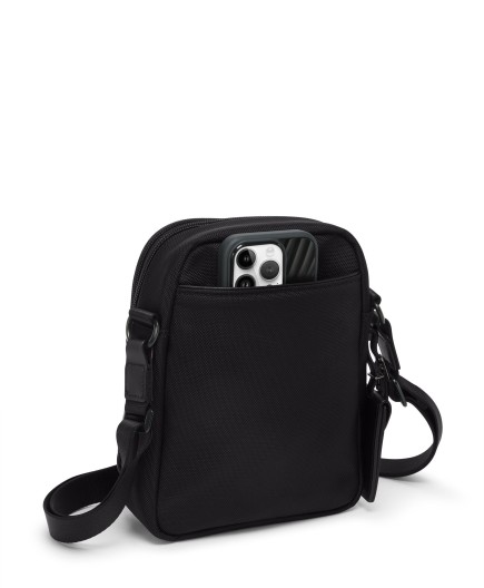 SAC BANDOULIÈRE SMALL ALPHA NOIR TUMI