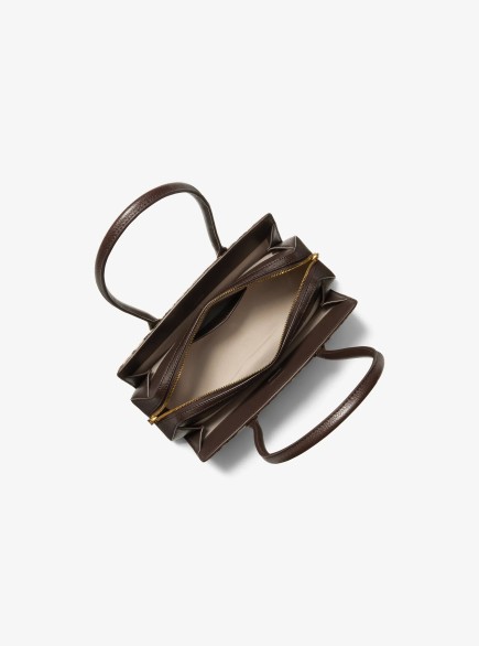 SAC PORTÉ ÉPAULE EN CUIR LAILA IMRIMÉ LÉOPARD MK