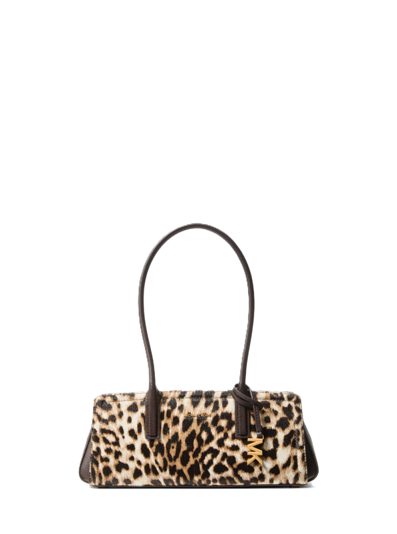 SAC PORTÉ ÉPAULE EN CUIR LAILA IMRIMÉ LÉOPARD MK SAC PORTÉ ÉPAULE EN CUIR LAILA IMRIMÉ LÉOPARD MK