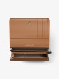 GRAND PORTEFEUILLE JET SET BRONZE/NOISETTE MK