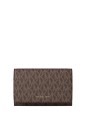 GRAND PORTEFEUILLE JET SET BRONZE/NOISETTE MK