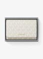GRAND PORTEFEUILLE JET SET VANILLE/NOISETTE MK GRAND PORTEFEUILLE JET SET VANILLE/NOISETTE MK