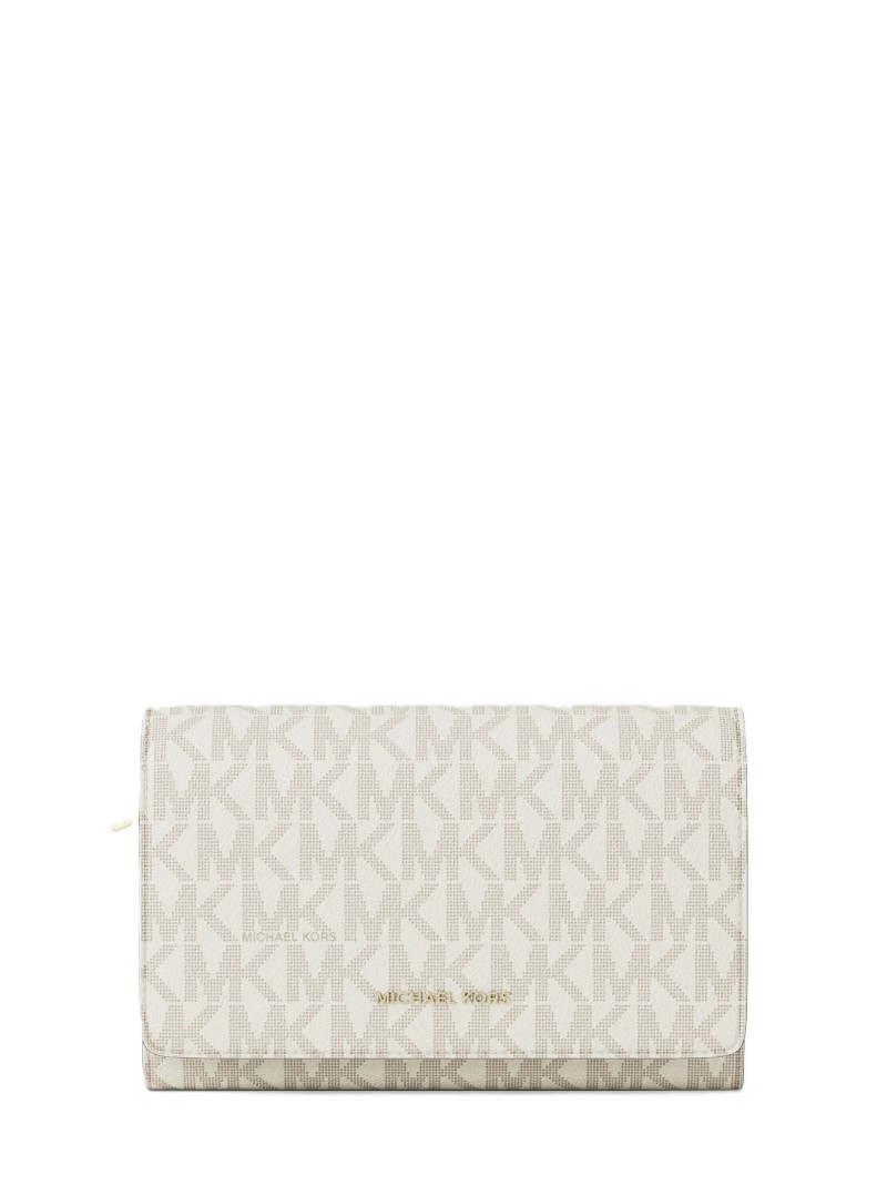 GRAND PORTEFEUILLE JET SET VANILLE/NOISETTE MK GRAND PORTEFEUILLE JET SET VANILLE/NOISETTE MK