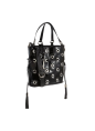 SAC SEAU À OEILLETS EN CUIR VERNIS 150Y NOIR LANCEL SAC SEAU À OEILLETS EN CUIR VERNIS 150Y NOIR LANCEL