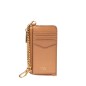 PORTE CARTES ZIPPÉ ENVELOPPE DE LANCEL CAMEL