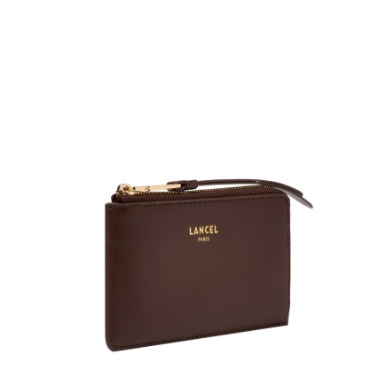 PORTE CARTES ZIPPÉ ORIGAMI DE LANCEL NOIX DE COCO