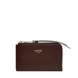 PORTE CARTES ZIPPÉ ORIGAMI DE LANCEL NOIX DE COCO