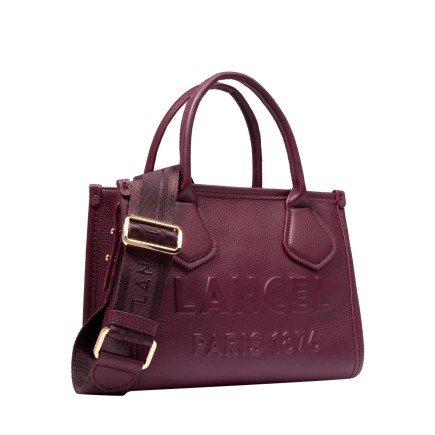 SAC CABAS ZIPPÉ S JOUR DE LANCEL CASSIS