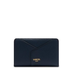PORTEFEUILLE COMPACT ENVELOPPE DE LANCEL ULTRAMARINE