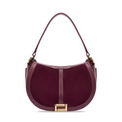 SAC GIBECIÈRE M CÉLESTE DE LANCEL CASSIS